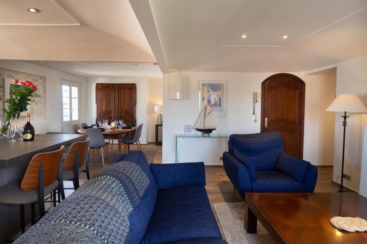 Charmant Appartement Spacieux Pour 6P Vue Mer Vieil Antibes Eksteriør billede