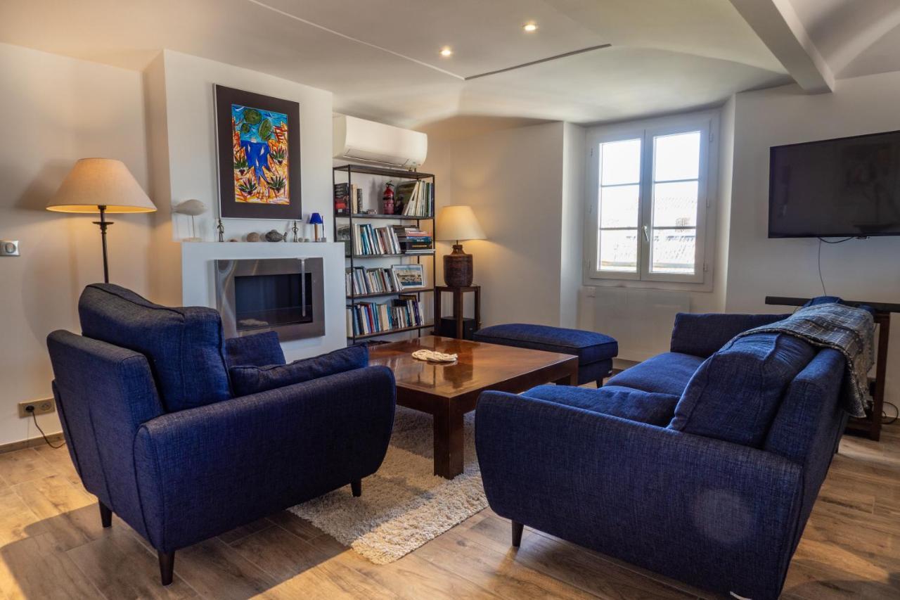 Charmant Appartement Spacieux Pour 6P Vue Mer Vieil Antibes Eksteriør billede